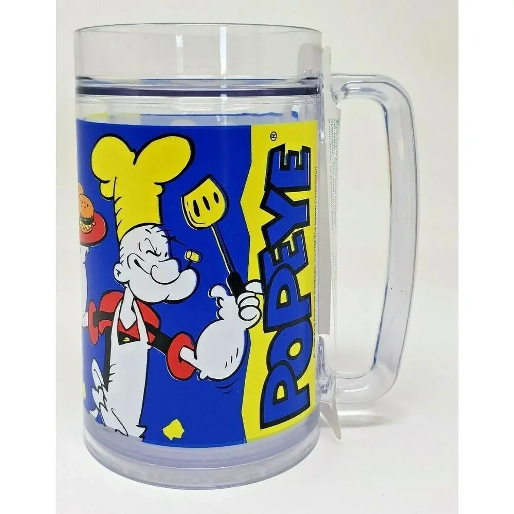 1998 MGM Grand Hotel Popeye BBQ Thermofreeze‎ Mug Brand New U156